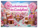 Zuckerträume im Candyland (Wandkalender 2025 DIN A2 quer), CALVENDO Monatskalender