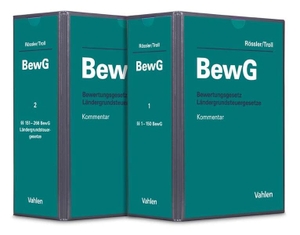 Rössler, Rudolf / Max Troll. Bewertungsgesetz ( BewG) (mit Fortsetzungsnotierung). Inkl. 40. Ergänzungslieferung - Grundwerk zur Fortsetzung (min. 3 Ergänzungslieferungen). Vahlen Franz GmbH, 2026.