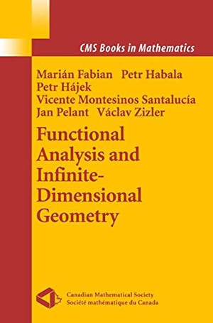 Fabian, Marian / Habala, Petr et al. Functional Analysis and Infinite-Dimensional Geometry. Springer New York, 2011.