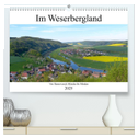 Im Weserbergland - Von Hannoversch Münden bis Minden (hochwertiger Premium Wandkalender 2025 DIN A2 quer), Kunstdruck in Hochglanz