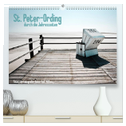 St. Peter-Ording durch die Jahreszeiten (hochwertiger Premium Wandkalender 2024 DIN A2 quer), Kunstdruck in Hochglanz