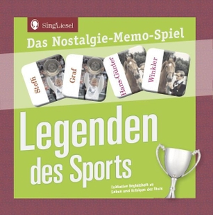 Verlag, SingLiesel (Hrsg.). Legenden des Sports - Das Memo-Spiel für Senioren - Das Nostalgie-Memo-Spiel für Senioren. Singliesel GmbH, 2019.