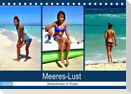 Meeres-Lust - Strandnixen in Kuba (Tischkalender 2024 DIN A5 quer), CALVENDO Monatskalender