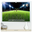 Fußball - pure Leidenschaft (hochwertiger Premium Wandkalender 2025 DIN A2 quer), Kunstdruck in Hochglanz