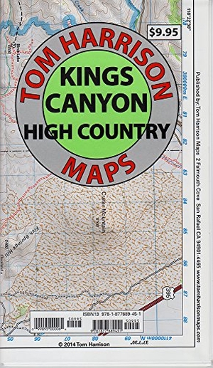 Harrison, Tom. Kings Canyon High Country Trail Map. Tom Harrison Maps, 2012.