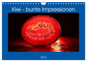 Kiwi - bunte Impressionen (Wandkalender 2024 DIN A4 quer), CALVENDO Monatskalender