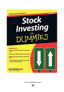 Stock Investing for Dummies (Large Print 16pt)