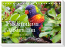 Faszination Australien - Welt der Vögel (Tischkalender 2025 DIN A5 quer), CALVENDO Monatskalender