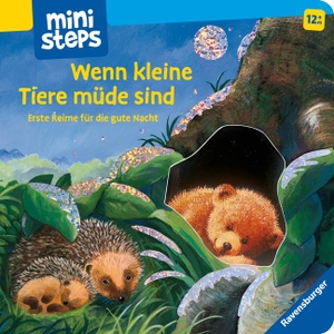 Cuno, Sabine. ministeps: Wenn kleine Tiere müde sind - Erste Reime für die gute Nacht. Ab 12 Monaten. Ravensburger Verlag, 2015.