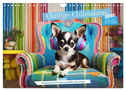 Chillige Chihuahuas - Entspannte Fellnasen genießen das Leben (Wandkalender 2025 DIN A4 quer), CALVENDO Monatskalender