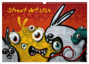 Street-Art 2024 / CH-Version (Wandkalender 2024 DIN A3 quer), CALVENDO Monatskalender