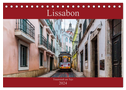 Lissabon - Traumstadt am Tejo (Tischkalender 2024 DIN A5 quer), CALVENDO Monatskalender