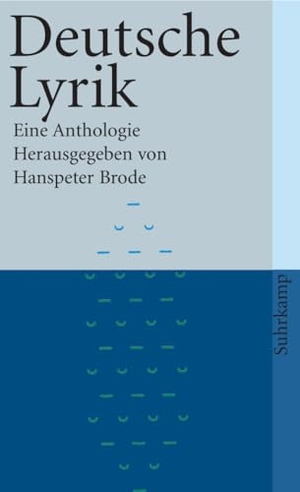 Brode, Hanspeter (Hrsg.). Deutsche Lyrik - Eine Anthologie. Suhrkamp Verlag, 1990.