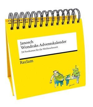 Janosch. Wondraks Adventskalender. 24 Postkarten für die Weihnachtszeit (Advents-Postkartenaufsteller) - Janoschs Kultfigur auf 24 heraustrennbaren Karten - Der perfekte Aufsteller für Fans der Tigerente & Co.. Reclam Philipp Jun., 2026.