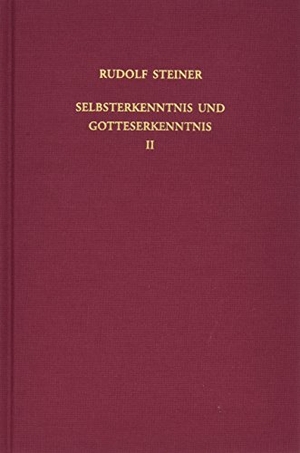 Steiner, Rudolf. Selbsterkenntnis und Gotteserkenntnis 2 - Theosophie, Christologie und Mythologie. Frühe Vortragsreihen und Einzelvorträge für Mitglieder in Berlin 1905-1906 nach ausführlichen und zT. fragmentarischen Mitschriften. Ca. 38 Vorträge, gehalten in versch. Städten.. Steiner Verlag, Dornach, 2018.