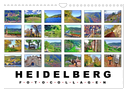 Heidelberg Fotocollagen (Wandkalender 2024 DIN A4 quer), CALVENDO Monatskalender