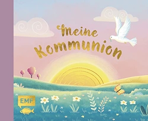 Meine Kommunion (rosa) - Eintragalbum für Erinnerungen und Fotos mit edler Goldfolienprägung. Edition Michael Fischer, 2023.