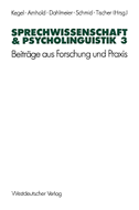 Sprechwissenschaft & Psycholinguistik 3