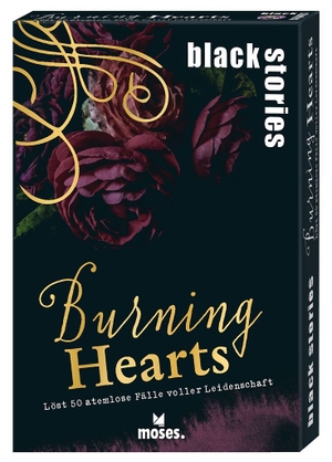 Berger, Nicola / Kaddy Arendt. black stories Burning Hearts - Löst 50 atemlose Fälle voller Leidenschaft. moses. Verlag GmbH, 2026.