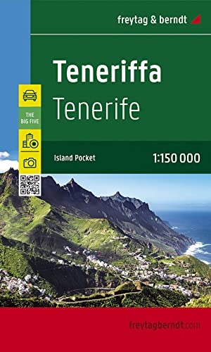 Teneriffa, Straßenkarte 1:150.000, freytag & berndt - Island Pocket + The Big Five. Freytag + Berndt, 2022.