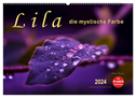 Lila - die mystische Farbe (Wandkalender 2024 DIN A2 quer), CALVENDO Monatskalender