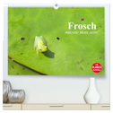 Frosch müsste man sein! (hochwertiger Premium Wandkalender 2024 DIN A2 quer), Kunstdruck in Hochglanz