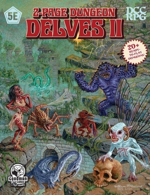 Goodman Staff / Goodman. 2-Page Dungeon Delves #2. Goodman Games LLC, 2026.