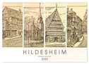 Hildesheim - Historische Ansichten (Wandkalender 2025 DIN A2 quer), CALVENDO Monatskalender
