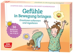 Kohl, Josephin. Gefühle in Bewegung bringen - Emotionen regulieren mit Körperarbeit, Atemübungen und Fantasiereisen. 30 Bildkarten zu Wut, Angst, Freude, Trauer für Kinder von 4 bis 8. Emotionale Selbstregulation üben. Don Bosco Medien GmbH, 2025.