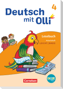 Deutsch mit Olli Lesen 2-4 4. Schuljahr. Arbeitsheft Leicht / Basis
