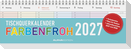 Tischquerkalender Farbenfroh 2027