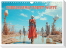 Surrealismus trifft Wüste (Wandkalender 2024 DIN A4 quer), CALVENDO Monatskalender