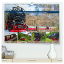 Harzer Dampfmomente (hochwertiger Premium Wandkalender 2024 DIN A2 quer), Kunstdruck in Hochglanz