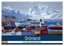 Grönland - Der wilde, weiße Westen (Wandkalender 2024 DIN A2 quer), CALVENDO Monatskalender