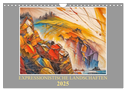 Expressionistische Landschaften (Wandkalender 2025 DIN A4 quer), CALVENDO Monatskalender