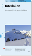 254S Interlaken Schneesportkarte