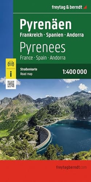 Freytag & Berndt (Hrsg.). freytag & berndt Straßenkarte Pyrenäen, Frankreich - Spanien - Andorra 1:400.000 - Frankreich - Spanien - Andorra. Freytag + Berndt, 2026.