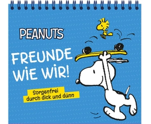 Peanuts: Freunde wie wir! - Sorgenfrei durch dick und dünn - Spiralaufsteller mit 100 Sprüchen und schönen Peanuts Illustrationen. Lingen, Helmut Verlag, 2026.