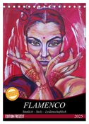 Flamenco (Tischkalender 2025 DIN A5 hoch), CALVENDO Monatskalender