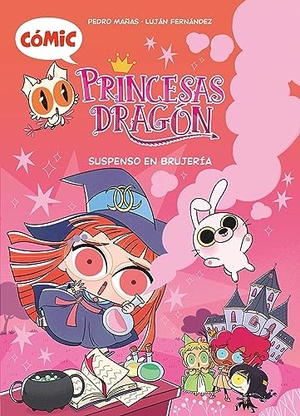 Manas Romero, Pedro. Comic Princesas Dragon 2: Suspenso en brujeria. Ediciones SM, 2023.