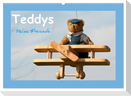 Teddys Meine Freunde (Wandkalender 2025 DIN A2 quer), CALVENDO Monatskalender