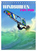 Windsurfen - Fun pur (Tischkalender 2024 DIN A5 hoch), CALVENDO Monatskalender