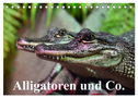 Alligatoren und Co. (Tischkalender 2024 DIN A5 quer), CALVENDO Monatskalender