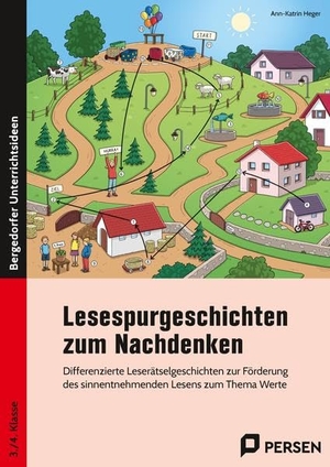 Heger, Ann-Katrin. Lesespurgeschichten zum Nachdenken - Differenzierte Leserätselgeschichten zur Förderung des sinnentnehmenden Lesens zum Thema Werte (3. und 4. Klasse). Persen Verlag i.d. AAP, 2022.