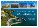 Der Westen der Normandie ¿ An den Küsten des Cotentin (Tischkalender 2024 DIN A5 quer), CALVENDO Monatskalender