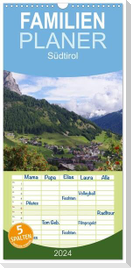 Familienplaner 2024 - Südtirol 2024 mit 5 Spalten (Wandkalender, 21 x 45 cm) CALVENDO
