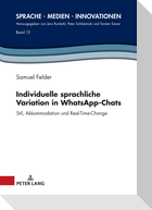 Individuelle sprachliche Variation in WhatsApp-Chats