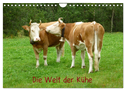 Die Welt der Kühe (Wandkalender 2025 DIN A4 quer), CALVENDO Monatskalender