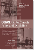 Concern for Church Polity and Discipline