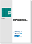 46. Assistentenseminar Füge- und Schweißtechnik
